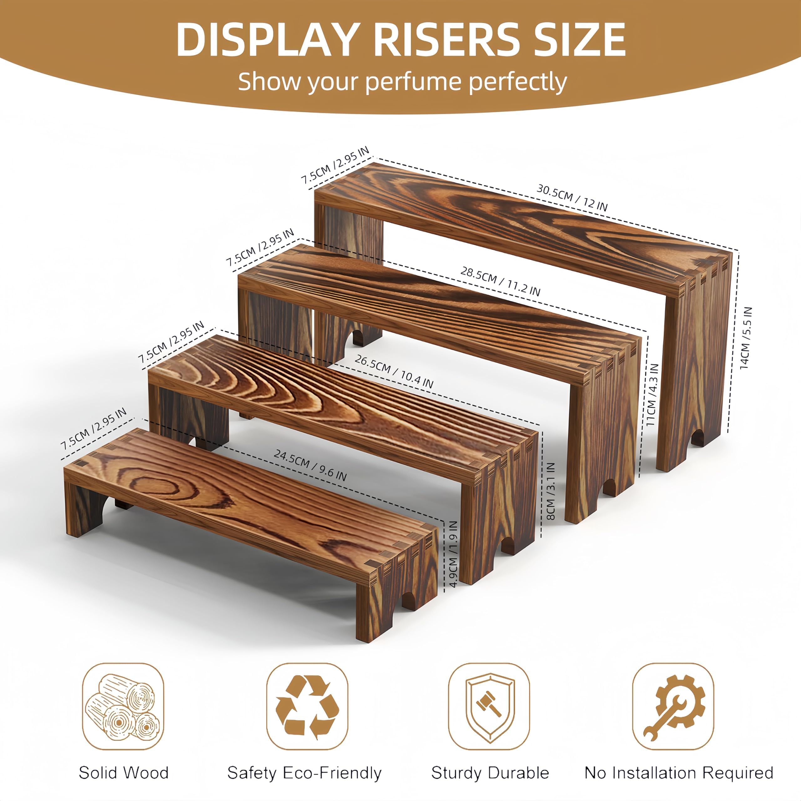 2 Set Wooden Tiered Risers Dis - đánh giá và giá Outdoor Furniture Wood